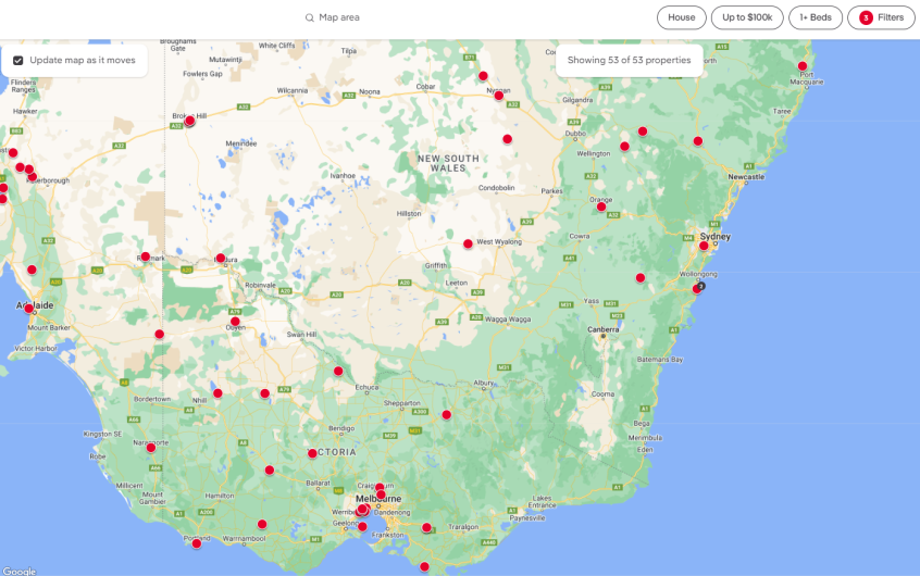 Where to buy cheapest property in Australia